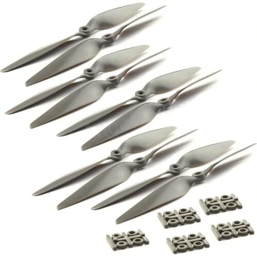 10pcs/lot MR 9045 1045 1145 1245 Propeller Props Four Axis Multi Axis RC Airplane CW/CCW Propellers (5 Pair)