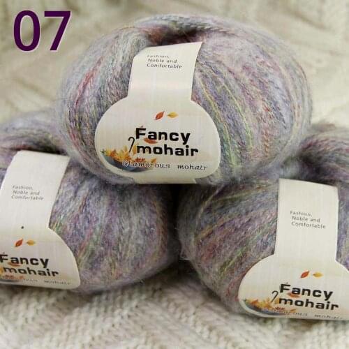 Sale New Soft 3Skeins50g Wrap Shawls Hand Knitting Wool Yarn Womens Cashmere Shawls and Wraps Rainbow Silver Grey 823-07