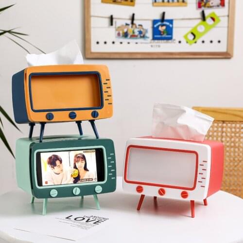 Creative TV Tissue Box Paper Extraction Box Living Room Home Mobile Phone