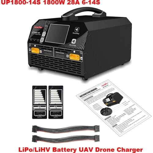 Ultra Power UP1800-14S 1800W AC 110V-220V 28A 6-14S LiPo/LiHV Battery UAV Drone Charger