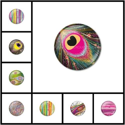 ZEROUP Round Photos Glass Cabochon Jewelry Finding fit Cameo Blank Settings Supplies for Jewelry Components 48