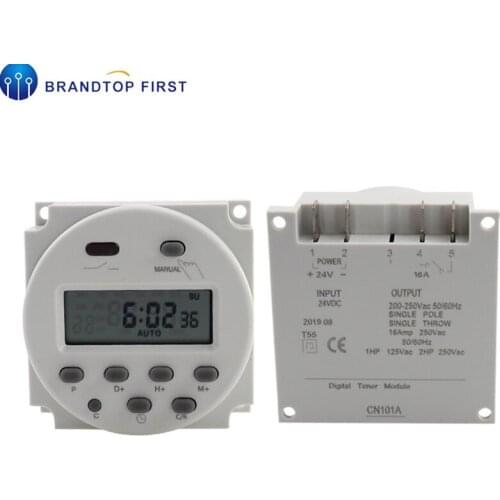 LCD Digital Weekly Programmable Power Timer Time Relay Switch Precise timing high quality CN101A 12v 24v 110v 220v