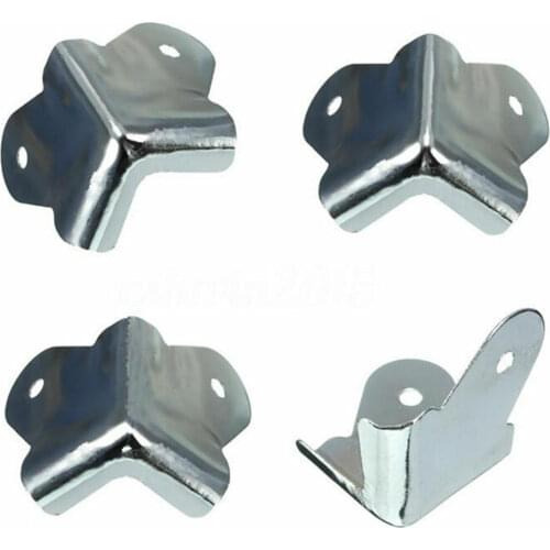 1PCS Metal 2 Holes Guitar Amp Speaker Box Cabinet Case Corner Protector 40mm