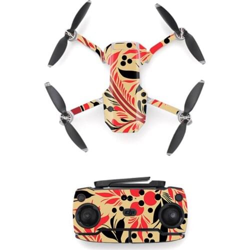 3 Styles Leaf Style Skin Sticker for DJI Mavic Mini Drone And Remote Controller Decal Vinyl Skins Cover