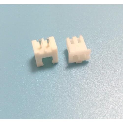 50PCS XH2.54 2.54mm 2P Straight Male Pin Header + Housing +Terminal Connector Assortment Kit