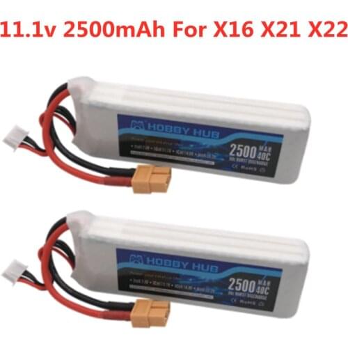 11.1V 2500 Lipo Battery For RC Car Airplane Helicopter High Power 11.1v 3S Battery XT60 Plug 803496 For X45 X16 X21 X22 RC Car