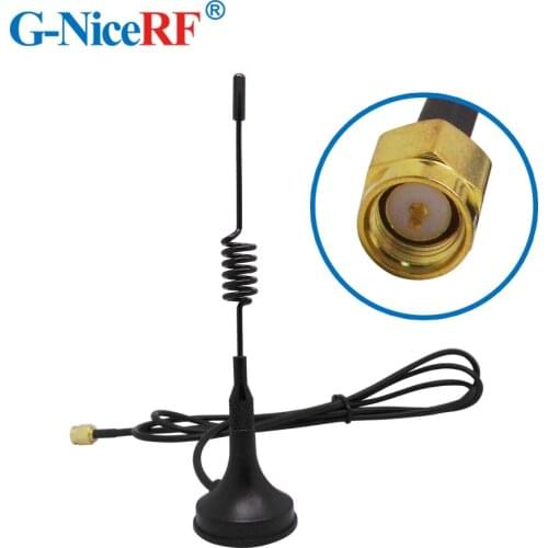 2pcs/lot Anti-vibration SW433-XPXM 433MHz Sucker Antenna 1 Meter