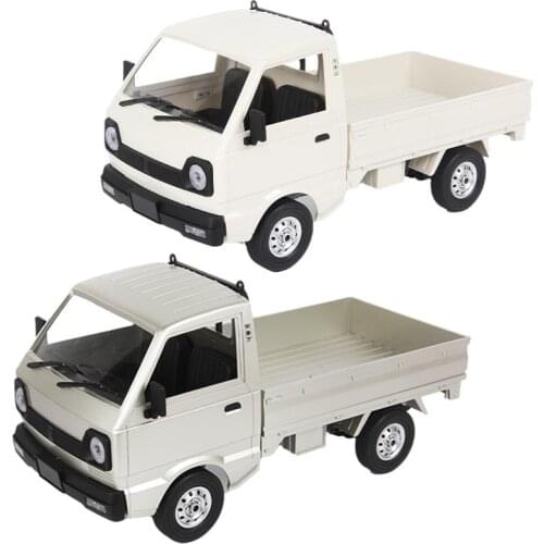 Wpl D12km 1:10 RC Car Minivan Kit Metal Plate Remote Control Truck Upgrade Modified Model Toy For Kids Gifts