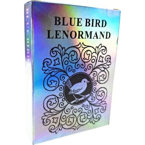 Blue Bird Lenormand Cards Full English Classic Board Games Cards Imaginative Oracle Divination Desk Game Tarot Cards With PDF