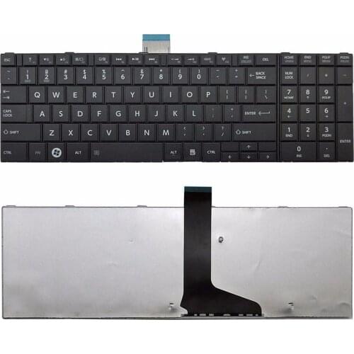 Laptop US Keyboard for Toshiba Satellite C850 C850D C855 C855D L850 L850D L855
