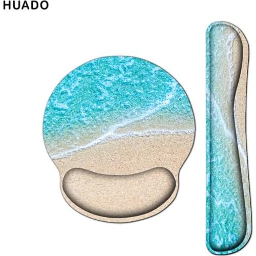 Keyboard Wrist Rest Pad Mouse Wrist Rest Pad Ergonomic Memory Foam Set Comfort Mouse Pad For Office Computer Laptop