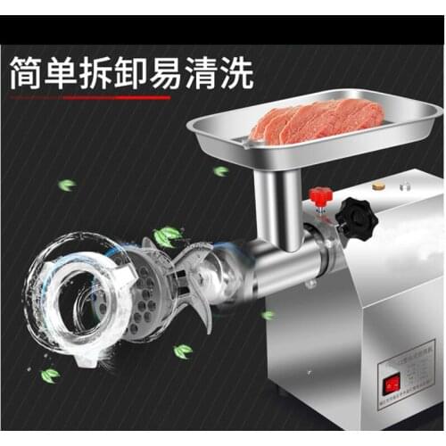 Desktop Electric Vegetable Wringer Commercial Stainless Steel Meat Grinder Grinded Garlic