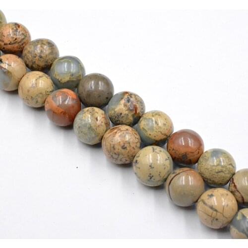 Natural ShouShan Stone Beads 4-12mm Wholesale Loose Beads for Charms Jewelry Making Accessories DIY