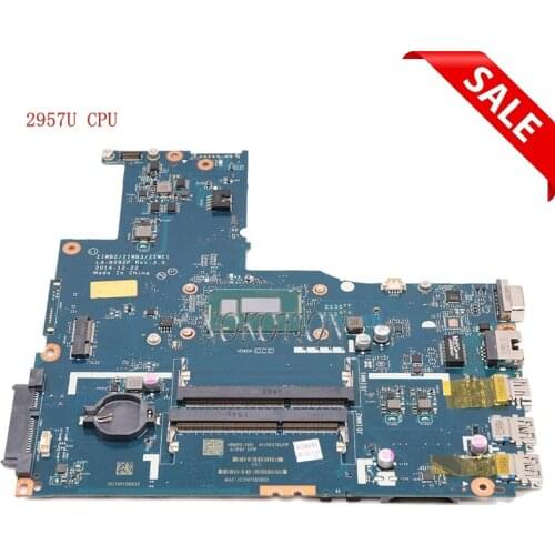 Nokotion 5B20G46256 ZIWB2 ZIWB3 ZIWE1 LA-B092P For lenovo Ideapad B50-70 laptop motherboard DDR3L Celeron 2957U CPU