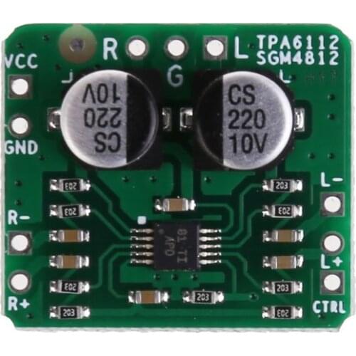 Headphone Amplifier Board SGM 4812 Differential Balanced HIFI Amp Module 150mW