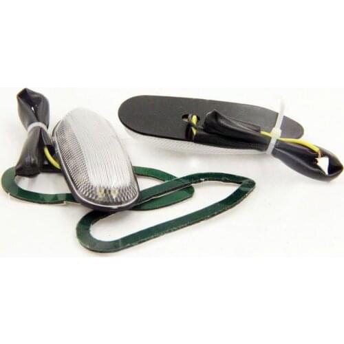 Aftermarket free shipping motorcycle parts High Quality Motorbike 2 Led Turn Signals Indicators Blinkers Lights For Suzuki Gsxr6