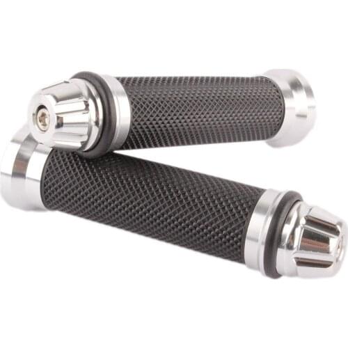 1 Pair Aluminum Motorcycle Handlebar Rubber Gel Hand Grips for Honda Yamaha Suzuki Motorcycle Accessories Motocross Grips