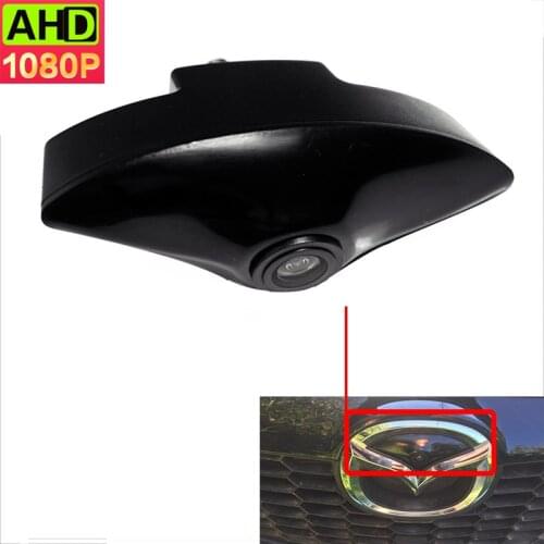 CCD Car front view camera for Mazda CX-5 CX 5 Positive image waterproof Parking Camera Firm installation in the car logo