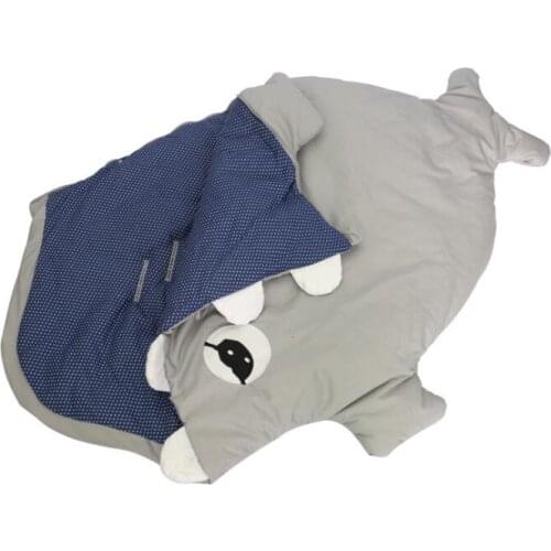 Shark Newborn Sleeping Bag Sleepsack Sleeping Bag Winter Stroller Bed Swaddle Blanket Wrap Bedding Cute Kids Baby Sleeping Bags