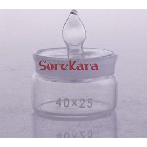 40x25mm Glass Weighing Bottle In Low Form Glass Weighing Specific Gravity Bottle