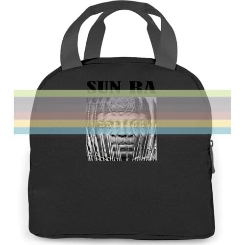 Sun Ra Free Jazz Space Music Retro Vintage CooL Unisex women men Portable insulated lunch bag adult