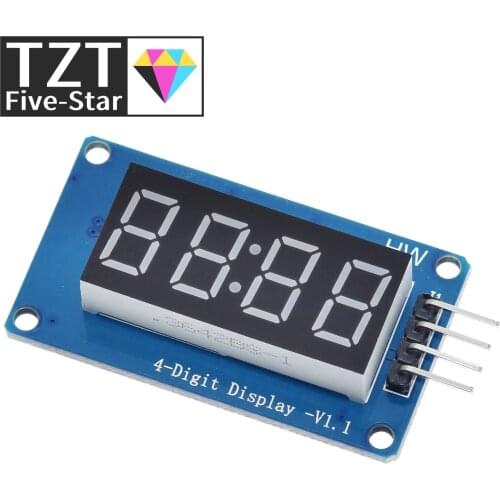 TM1637 LED Display Module For Arduino 7 Segment 4 Bits 0.36Inch Clock RED Anode Digital Tube Four Serial Driver Board Pack