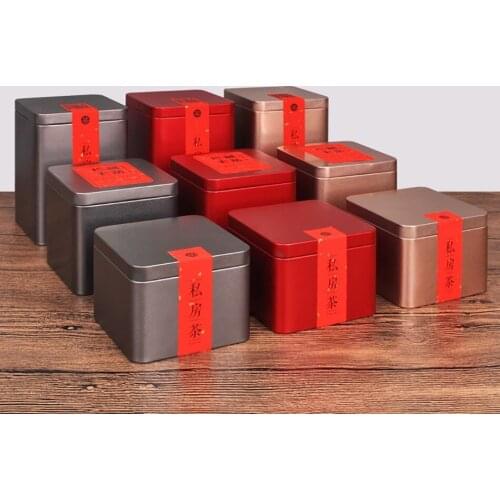 Xin Jia Yi PackagingShaker Plastic Lid Popular Rectangular Spice Tin Container