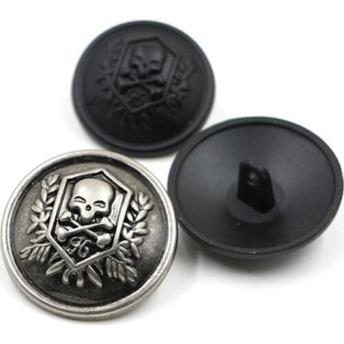 1lot=5PCS Clothing accessories vintage British style suit buttons metal buttons black sweater embossed buttons