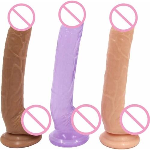 10.35 inch 3 Colors Huge Dildo Realistic Penis Fake Dick Big Dildos with Strong Suction Cup Adult Sex Toys for Woman Sex Shop