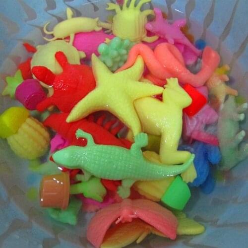 10pc Ocean Animal Growing Toy Marine Biology Toys Sea Animals Toy Soaking Magic Swelling Bath Toys