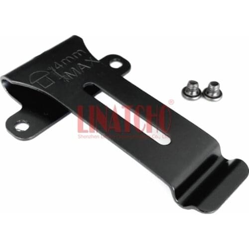 10 pcs handheld two way radio walkie talkie small metal belt clip for TK-208 TK-308 TH-22AT TH-42AT BF-5118