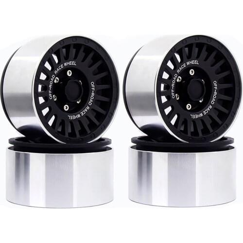 2.2inch RC Car Off-road Metal Race Wheel Beadlock Wheels Rims for 1/10 Axial SCX10 Wraith RR10 RC Car Accessories