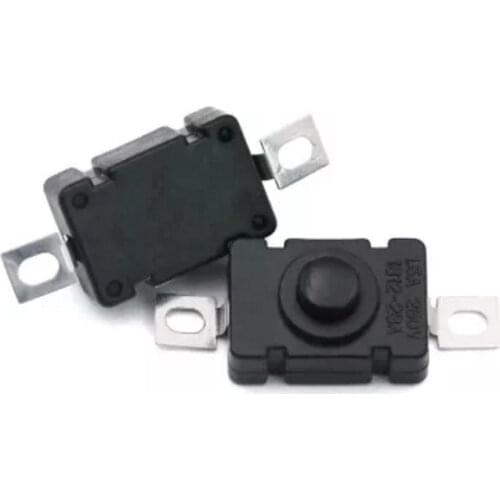 20PCS Flashlight Switches Touch Push Button Switch AC/DC 250V 1.5A Size 18mm x 12mm (L*W) KAN-28