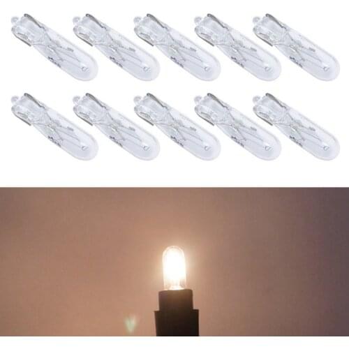 20Pcs Auto 12V White LED Bulbs Car Dashboard Light with Wedge Base Auto Interior Dash Boards Lamp