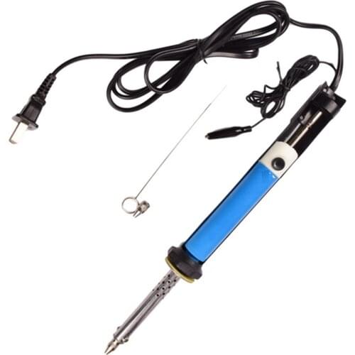 Free shipping Desoldering Gun 842A 220V 30W Suction tin soldering iron 2 in 1 electric suction tin+Tip +Tong Acupuncture