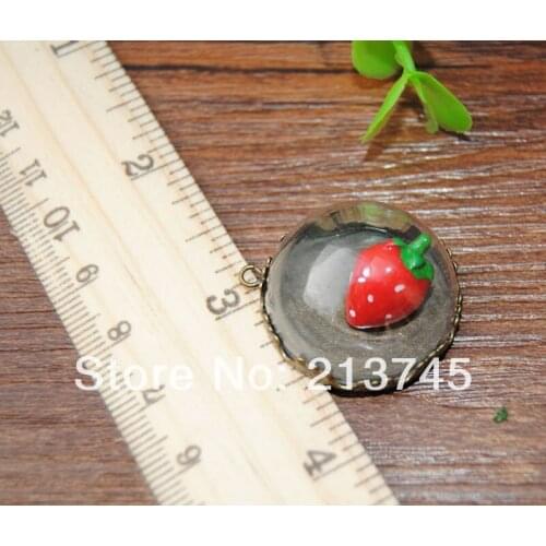 Free ship!!! 20mm Half Glass dome & 20mm Blank Base Set DIY Glass globe bottle Pendant glass bottle Jewelry findings