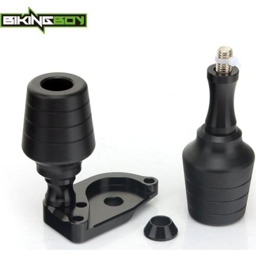 BIKINGBOY New CNC Billet Frame Slider Protector Crash Pads Fit for BMW S1000RR S 1000 RR 12 13 14 2012 2013 2014 HP4
