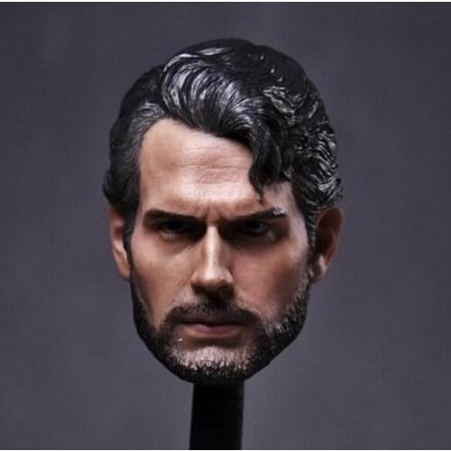 1:6 Scale Man Boy Head Sculpt Henry Carvill w Beard Wage Earners Decadent Edition Head Carving Model Toys for 12'' Male Figure