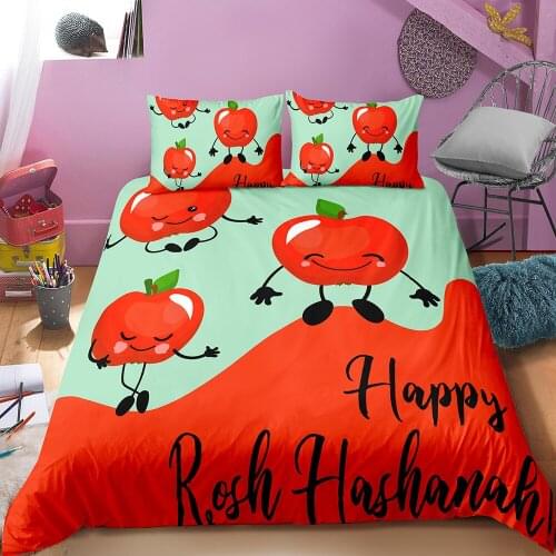 3D Printed Bedding Sets Fruit Pattern Duvet Cover Pillowcases Bed Sets Twin Full Bed Linen For Adult Comforter Bedding Cover