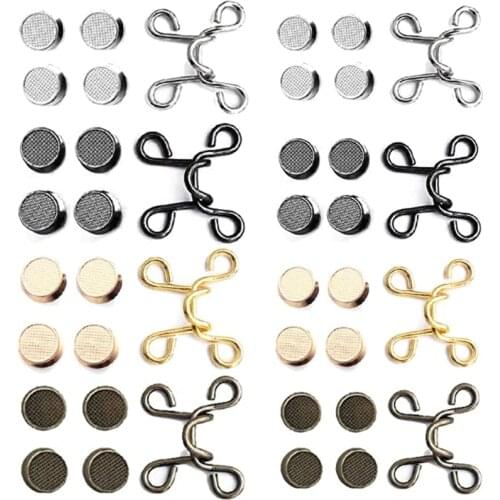 20 pcs Adjustable Waist Buckle Extender Set Jeans Extender Waist Extender Button for Pants Adjustable Jean Button Perfect Fit In