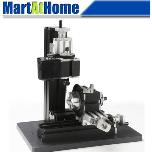 24W Z10002M Mini Metal Drilling Machine with Dividing Plate 20000 RPM for Hobby, Science Education, Model making