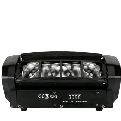 Mini LED Spider Beam Light LED 8x10W RGBW Bar Beam Moving Head Beam LED Spider Light RGBW For DJ Disco