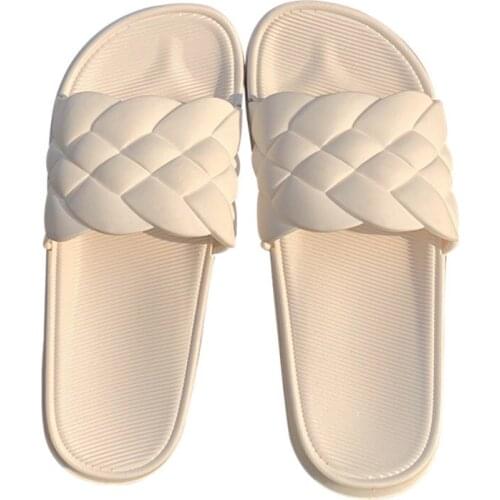 I202bjd Ns Tide Style Fashion New Female Summer Slippers Indoor Home Simple Solid Color Beach Sandals
