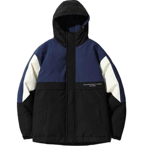 Fashion Winter Hooded Duck Down Jackets Men Warm High Quality Warm Down Coats Male Casual Winter Outerwer Short Down Parkas