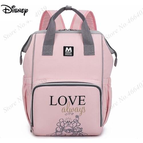 New Arrival Disney Baby Care Diaper Bag Pregnant Women Mommy Travel Nappy Bag Large Capacity Maternity Nursing Bag Organizer