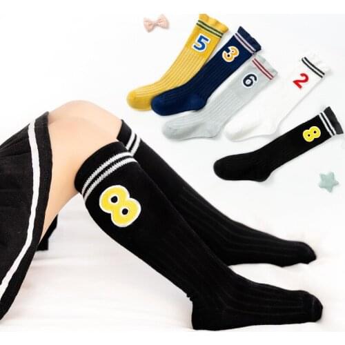 1-12 Year 5 Colors Summer Spring Children Cartoon Soft Stockings With Wooden Ears Wild Girls Cute Jacquard Student Socks For Kid