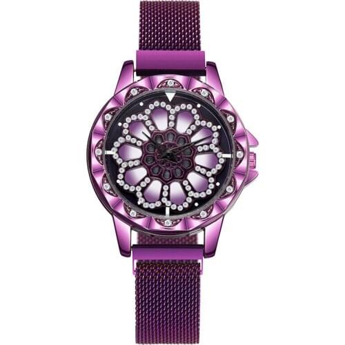 Romantic Women Watches Luxury Diamond Ladies Watch Womens Quartz Wrist Watches relogio feminino Magnet Strap Female Clock Gifts