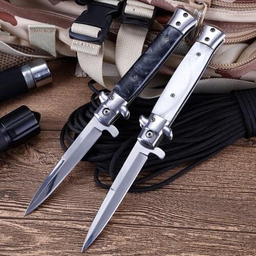 Folding Blade Hunting Knife Survival Tactical Knives Outdoor Pocket Knife Camping EDC Self-defense Tools