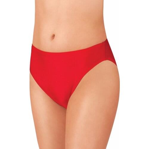 Adult Nylon Jazz High Leg Cut Dance Briefs Women Black Lycra Spandex Booty Shorts for Dance Undies Ballet Workout Underwear