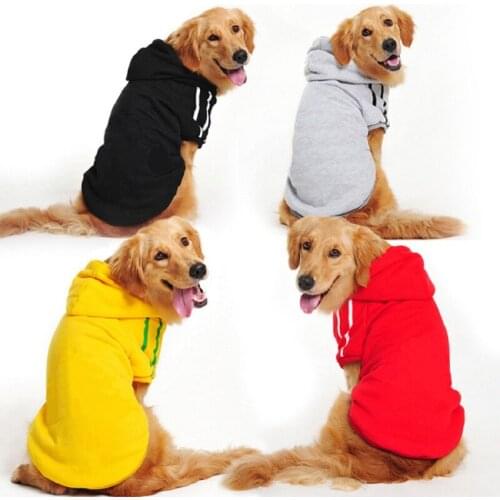 Winter Warm Large Dog Clothes Dog Hoodie Coat Sweater for Large dogs Pet Clothes Golden Retriever Labrador Alaskan